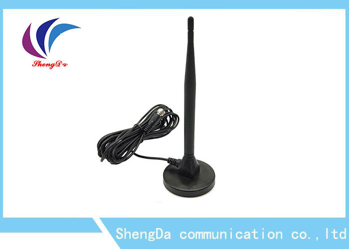 Black Pigtail UHF Cyfrowa antena telewizyjna, DVB-T Dwuzakresowa antena dalekiego zasięgu HDTV dostawca